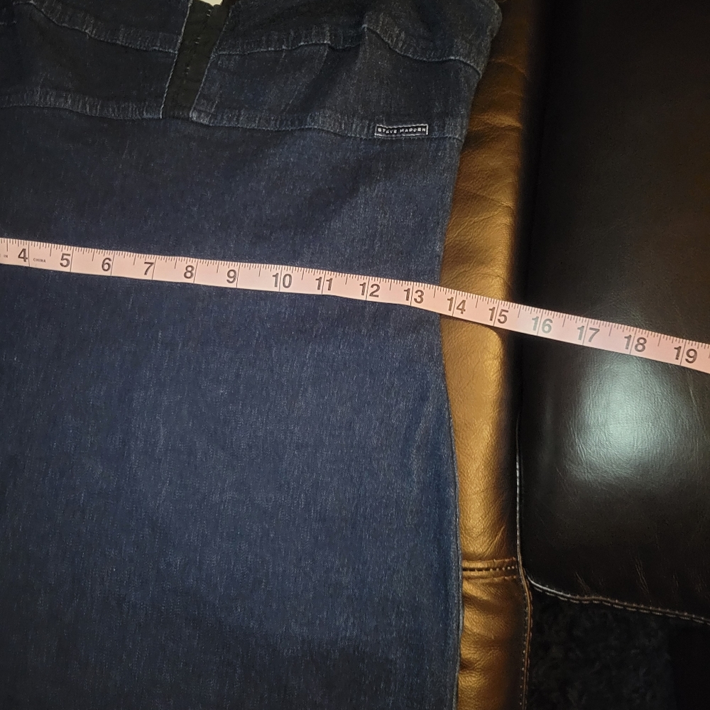 Vintage Steve Madden denim wiggle dress!!!! - Picture 8 of 9
